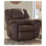 ASHLEY MCGANN WALNUT ROCKER RECLINER