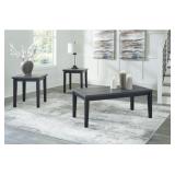 ASHLEY GARVINE 3-PIECE TWO-TONE TABLE SET