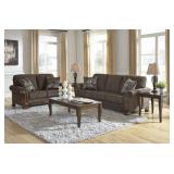 ASHLEY MILTONWOOD WOOD TRIM SOFA & LOVE SEAT