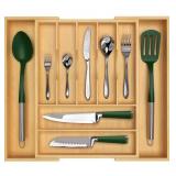 Artisware Moso Bamboo Kitchen Drawer Organizer