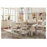 Ashley Bolanburg Dining Table & 6 Chairs