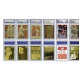 Vintage Michael Jordan Fleer Gold Graded Card Set