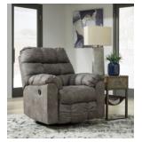 ASHLEY DERWIN CONCRETE SWIVELGLIDER RECLINER