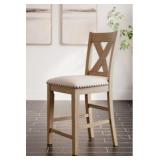 ASHLEY SUNBRIAR  MODERN FARMHOUSE  BARSTOOL