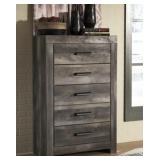 ASHLEY B440  WYNNLOW RUSTIC 5-DRAWER CHEST