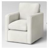 New Off White Swivel Accent Chair