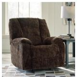 ASHLEY SOUNDWAVE CONTEMPORARY CHOCOLATE RECLINER