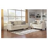 ASHLEY ABINGER 2-PIECE SOFA & LOVE SEAT GROUP