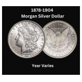 1878-1904 AU+ Morgan Silver Dollar