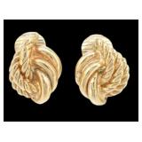 Christian Dior Vintage Style Knot Earrings