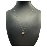 Heart Shape Diamond Necklace