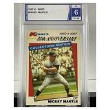 Vintage 1987 K-Mart Mickey Mantle Card