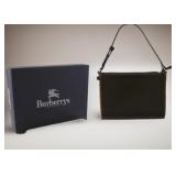 BURBERRYS OF LONDON BROWN SHOULDER BAG WITH BOX