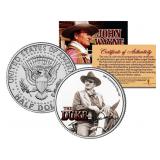 John Wayne The Duke True Grit JFK Half Dollar Coin