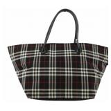 Burberry Nova Check Blue Label Hand Bag