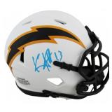 Autographed Keenan Allen Chargers Mini Helmet