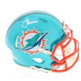 Autographed Tyreek Hill Dolphins Mini Helmet