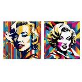 Marilyn I & Marilyn II Hand Signed by Charis