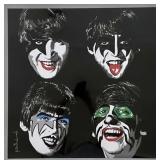 Kiss The Beatles Giclee by Mr. Brainwash