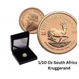 1/10 oz Gold South African Krugerrand - Proof