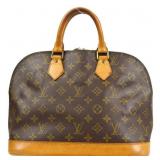 LOUIS VUITTON BROWN MONOGRAM ALMA HAND BAG