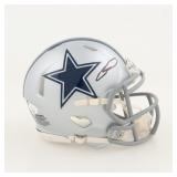 Autographed CeeDee Lamb Cowboys Mini Helmet