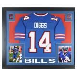 Autographed Stefon Diggs Custom Framed Jersey