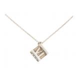 Tiffany & Co. Atlas Cube Necklace