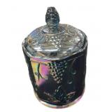 Carnival Glass Candy Jar