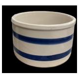Blue Striped Roseville Ohio Crock
