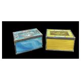 Vintage Glass & Metal Accent Boxes