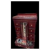Huge Jewelry Box Full Jewelry