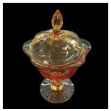 Amber Candy Dish