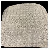 70 x 81 ï¿½ Handmade Crocheted Tablecloth
