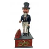 Cast Iron Uncle Sam Bank