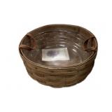 Lined Longaberger Basket