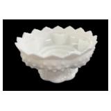 Fenton Hobnail Frog Vase