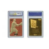 1996 Michael Jordan 23K Gold Feel The Court Card