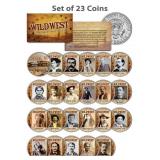 Wild West/ Old West Outlaws Complete Coin Set