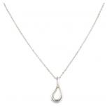 Tiffany & Co. Open Teardrop Necklace