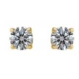 Brilliant 1/2 ct VS Lab Diamond Stud Earrings