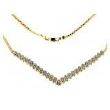 Elegant 1/2 ct Diamond Evening Necklace