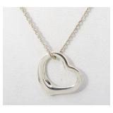 Tiffany & Co. Peretti Open Heart Necklace