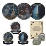 Star Wars/ Empire Strikes/Return of Jedi 3 Coins