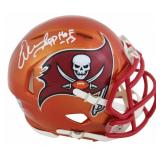 Autographed Warren Sapp Mini Helmet