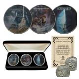 1977 Star Wars Trilogy 3-Coin Set