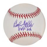 Autographed Bob Feller OML Baseball