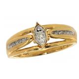 Marquise Style Diamond Dinner Ring