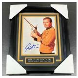 Autographed William Shatner Star Trek Framed Photo