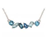 Quality 1.50 ct Natural Topaz Designer Necklace